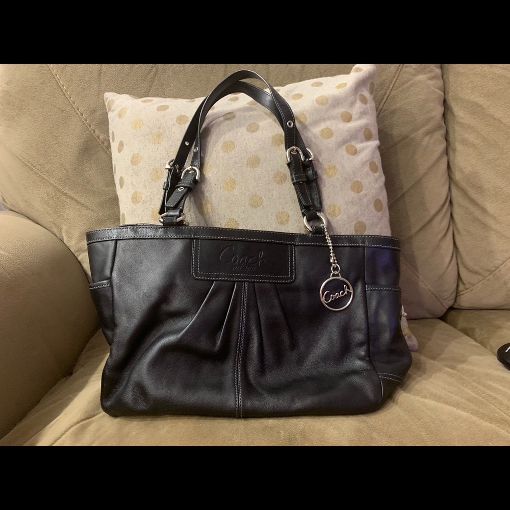 Coach leather bag